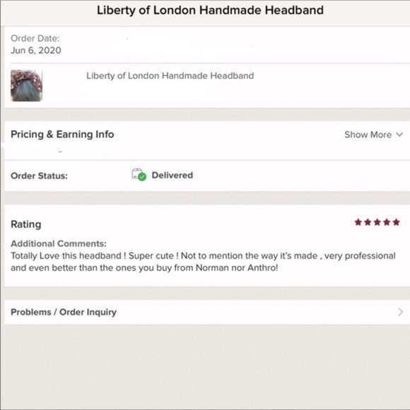 Liberty of London Art Fabric Headband - Picture 9 of 16